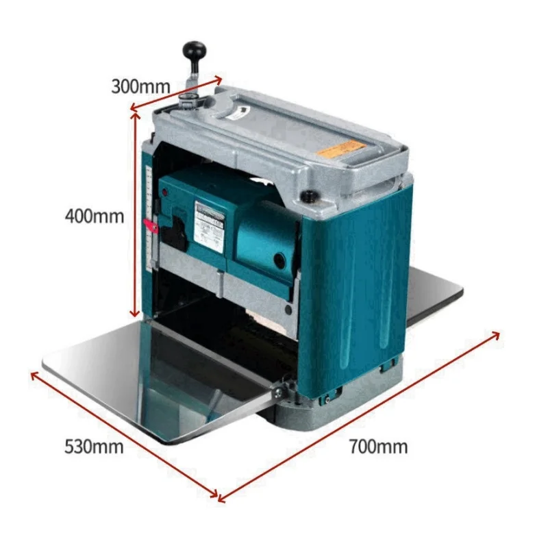 High Power Wood Machine Electric Pressure Planer Multifunction Portable Small Woodworking Benchtop Planer