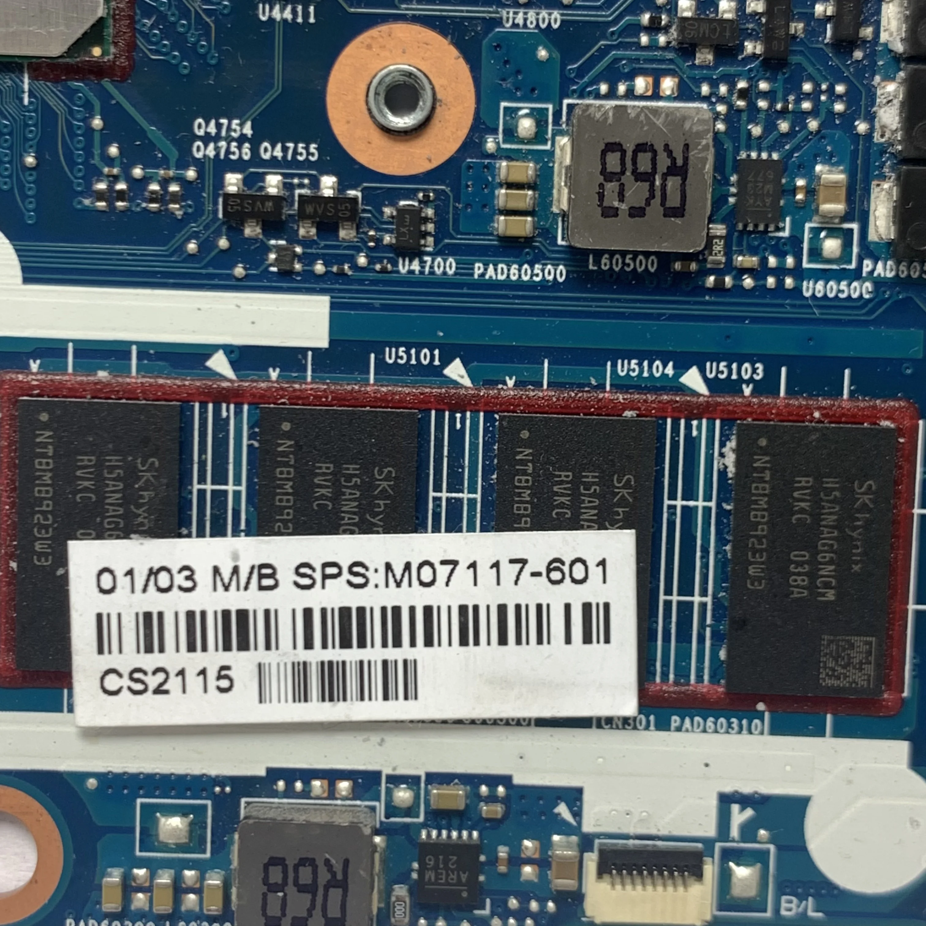 M07117-501 M07117-001 M07117-601 6050A3144701-MB-A01(A1) ل HP 14 G7 اللوحة المحمول SRGKV I7-10610U وحدة المعالجة المركزية N19M-Q1-A1 100% اختبار