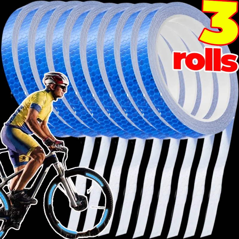 

Reflective Tape High Intensity Night Safety Warning Sticker Waterproof for Bicycle Car Motorcycle Wheel Rim Anti Slip Decal