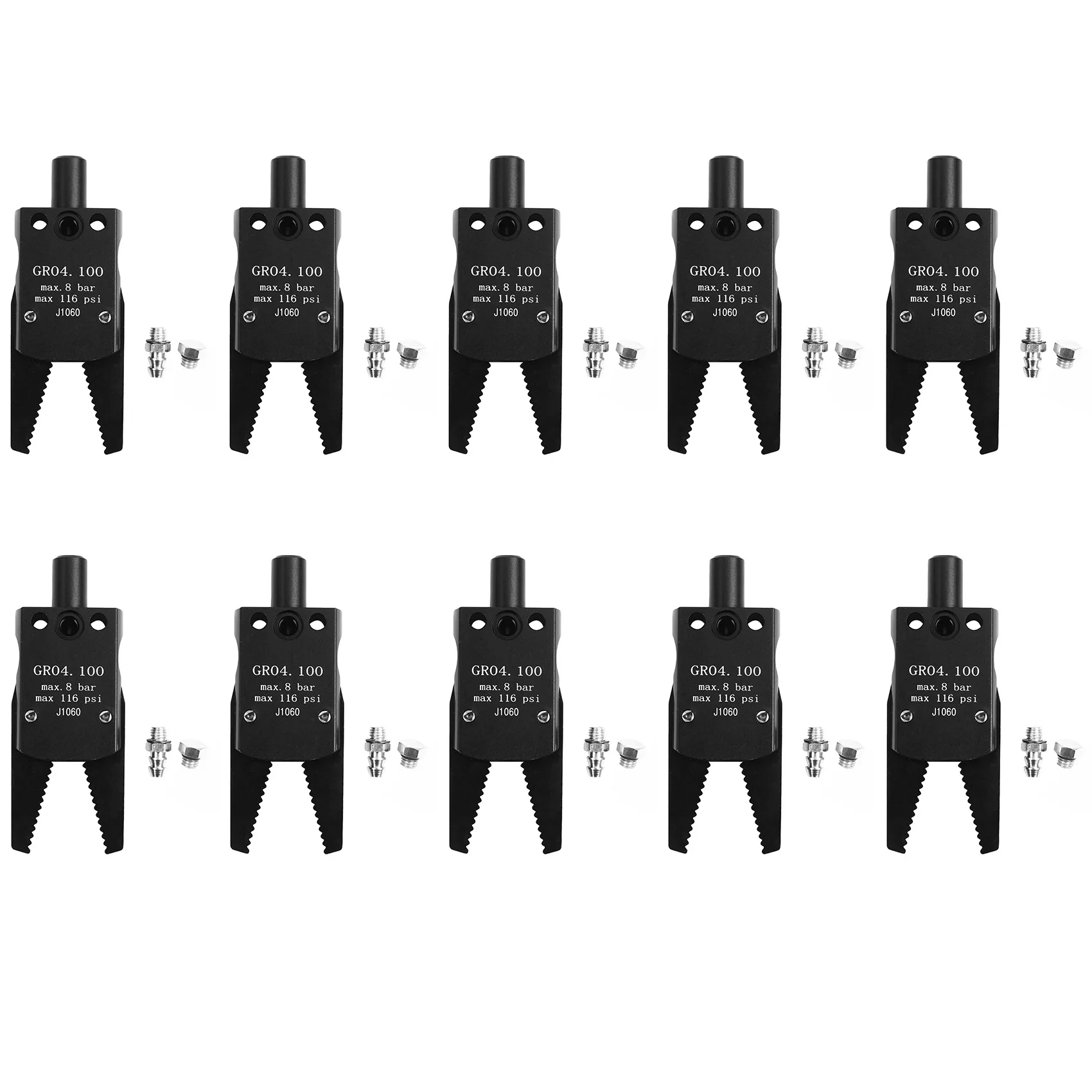 10X Pneumatic Mini Fixture J1060 Manipulator Accessories Mechanical Fixture Water Spout Clip MINI-A