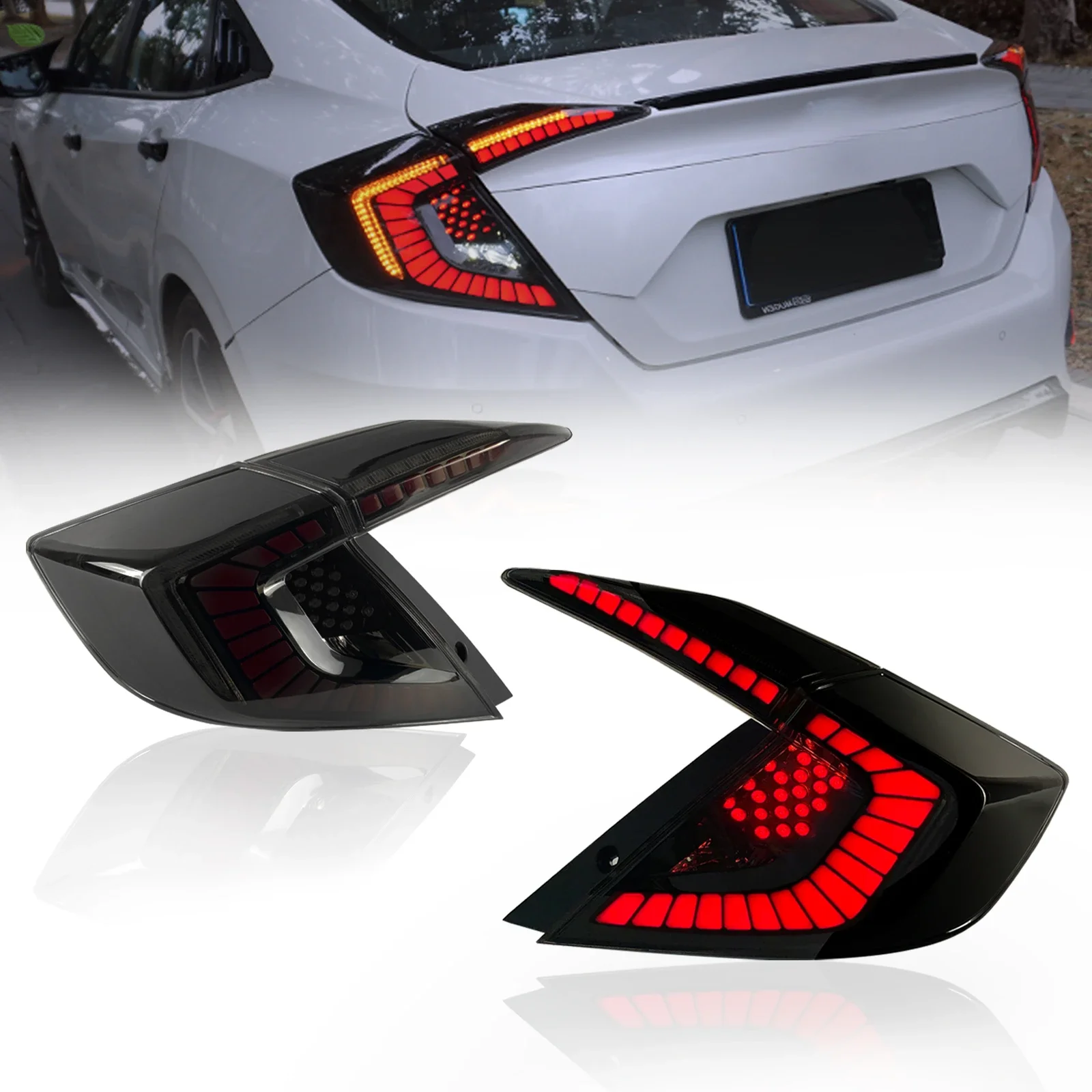 

car led taillights for 10th sedan 2016 -2021 rear lamp for tail lightLED