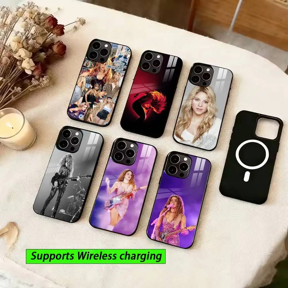 

Singer-songwriter Shakira Pop Singer Phone Case For iPhone15,16,17,14,13,12,11 Plus,Pro Magnetic For Wireless Charging