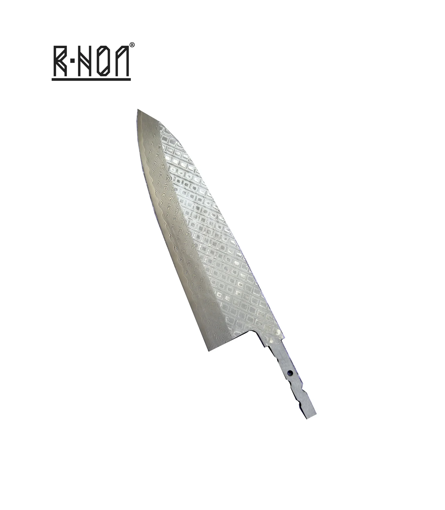 RHON DIY Deba Net Knife Blade VG10 Damascus Steel Japanese Chefs Kitchen Fish Bone Cutting Sashimi Slicing Knives Without Handle
