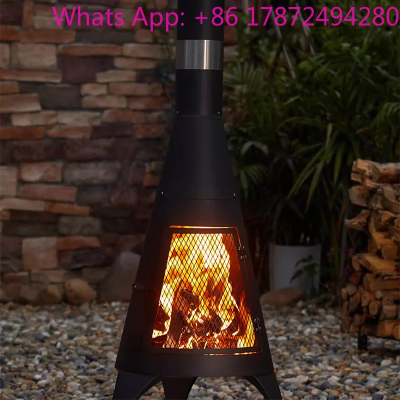 Outdoor Garden Fireplace Camping Wood Stove Mini Burner Travel Fire Camping Heater Bonfire Calentador Para Terraza Furniture