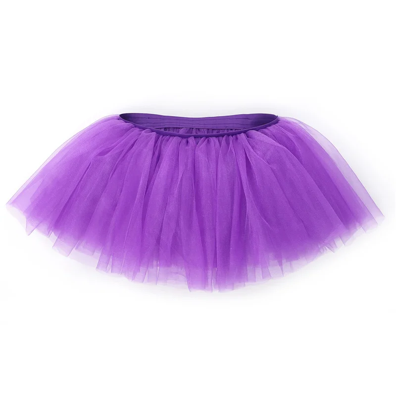 Dans Tule Tutu 5 Gelaagde Tutu Prom Party Kostuum Tule Tutu Voor Vrouwen En Meisjes, Paars