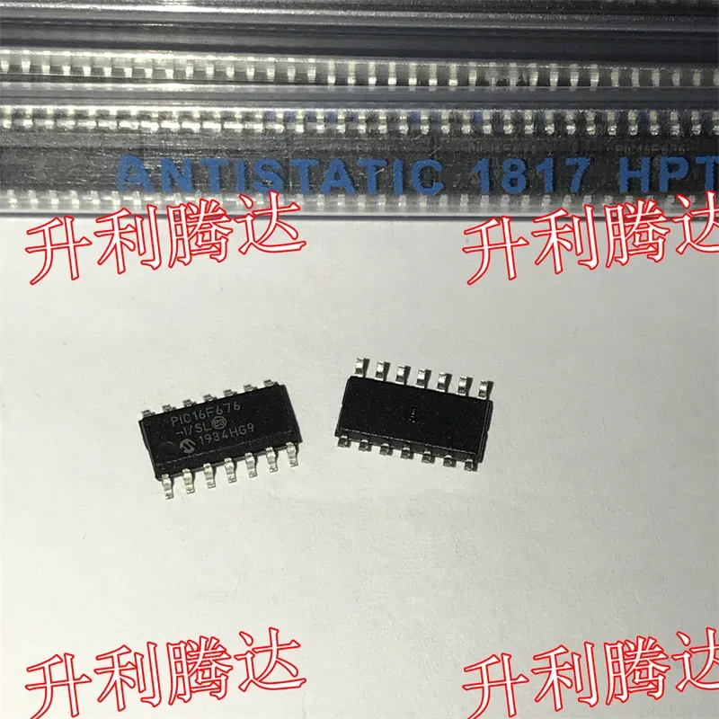 100% Original Novo PIC16F676-I/SL PIC16F676 SOP14 10 PÇS/LOTE O Microcontrolador Embutido