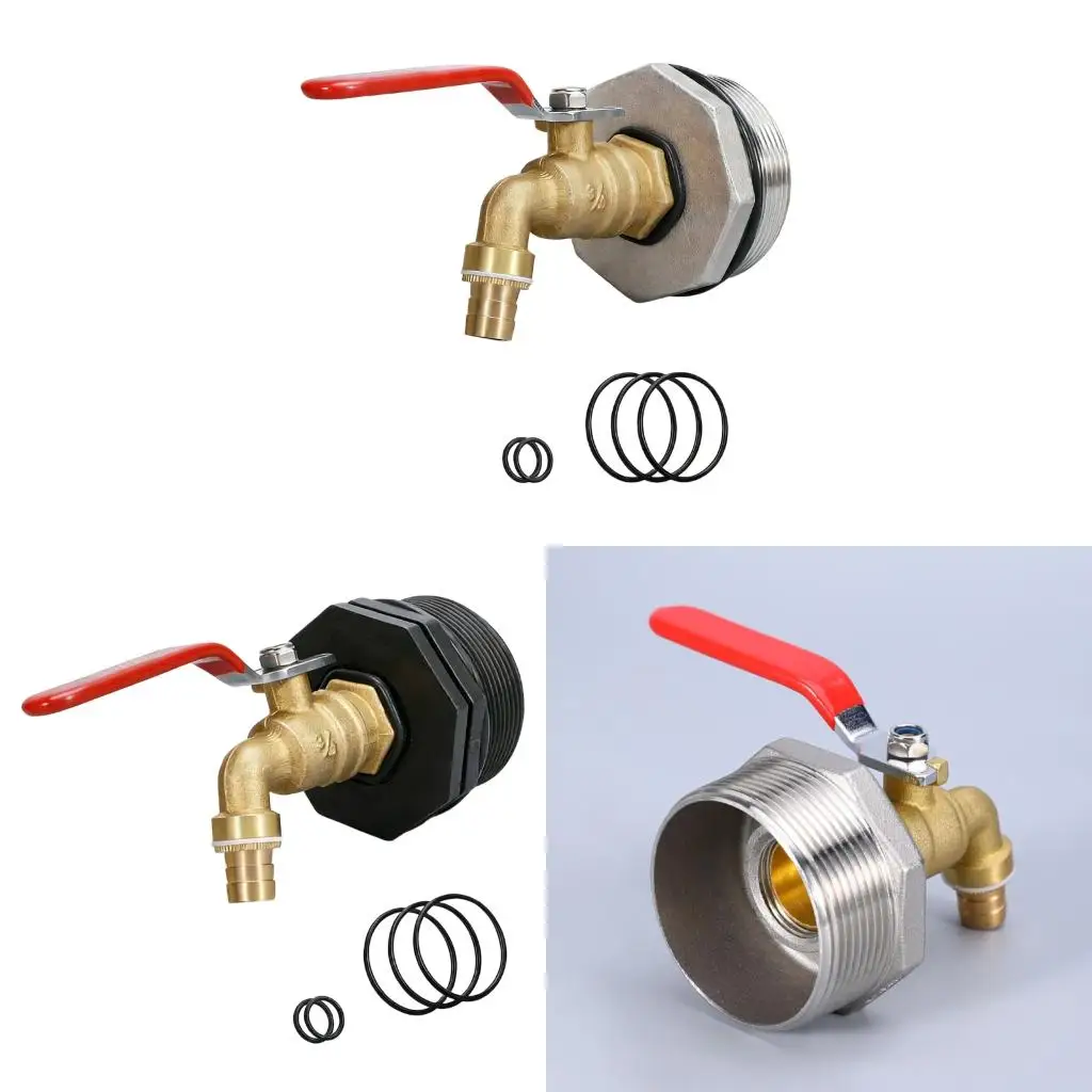 

Brasses Water Faucet Adapter Heavy Type Water Spouts Connector for Tanks and Water Storage Container