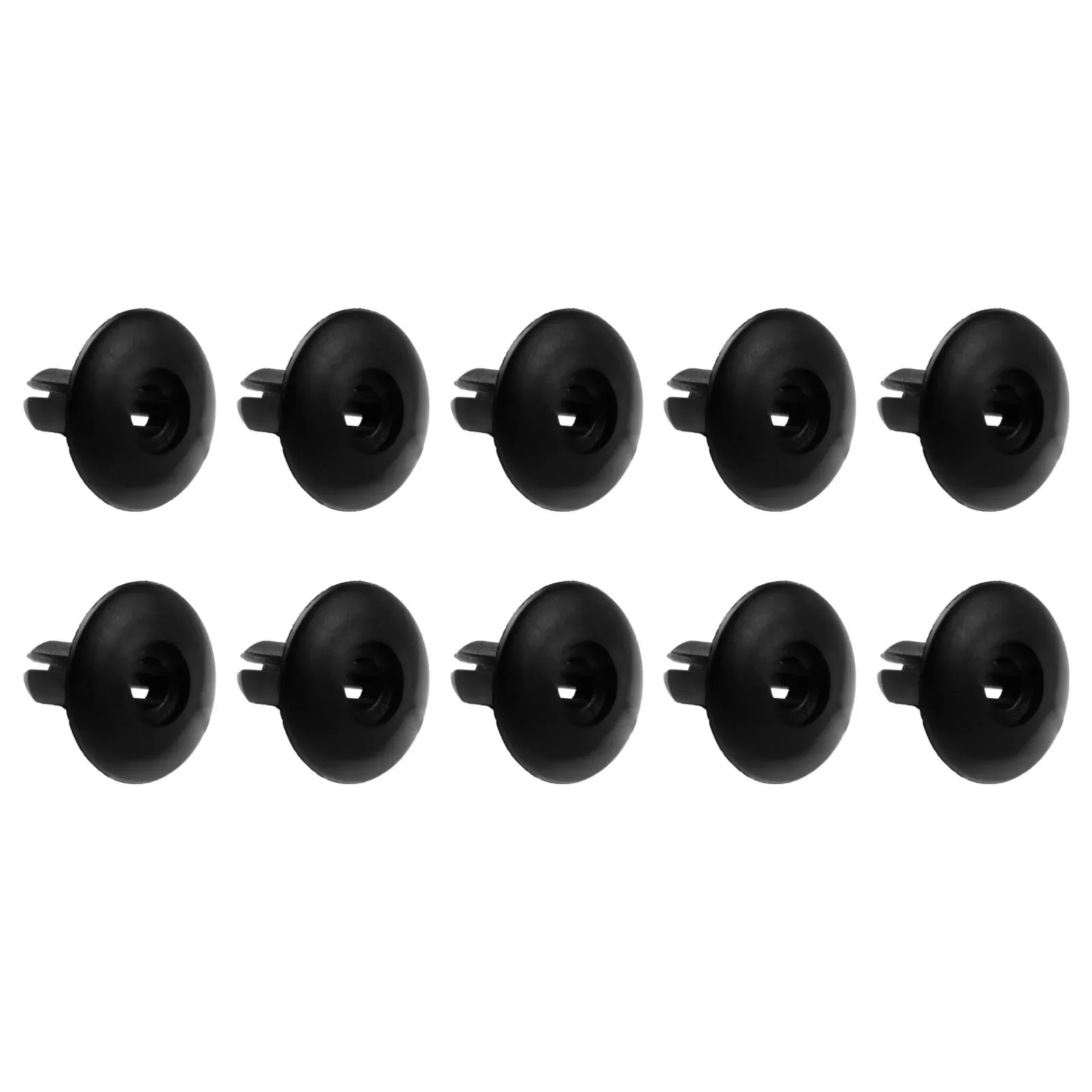 50pcs Car Clips Fastener Push Type Retainer Nylon Car Roof Fender Fastener Clips 8mm Hole Plastic Rivet Bumper Shield Retainer