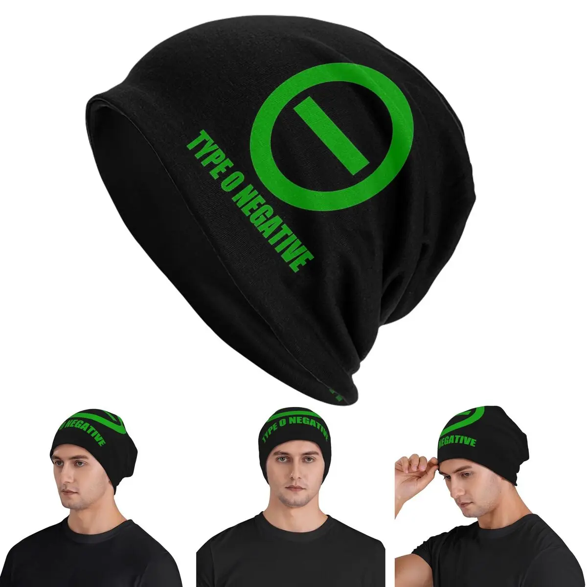 

Шапки-бини Type O Negative Skullies, теплая осенне-зимняя уличная шапка, вязаные шапки с капюшоном для взрослых унисекс