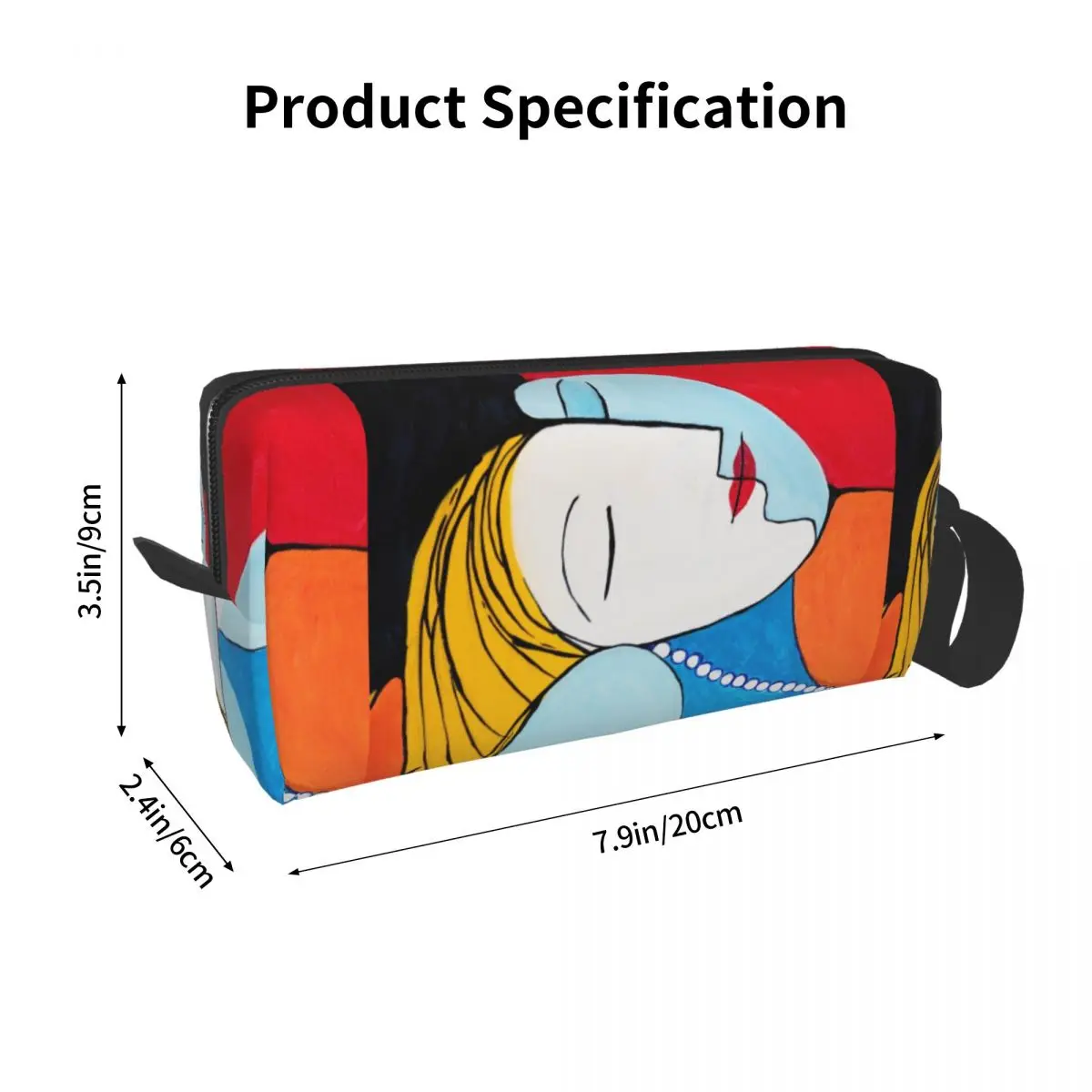 Picasso's Inspiration Makeup Bag for Women Travel Cosmetic Organizer Kawaii Pablo Picasso Storage Toiletry Bags