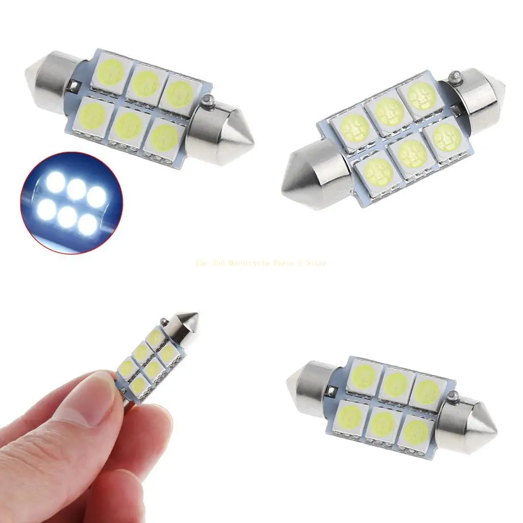 

12V 5050 6SMD LED Canbus Lamp Reading Dome Lamp Car Interior License Plate Light