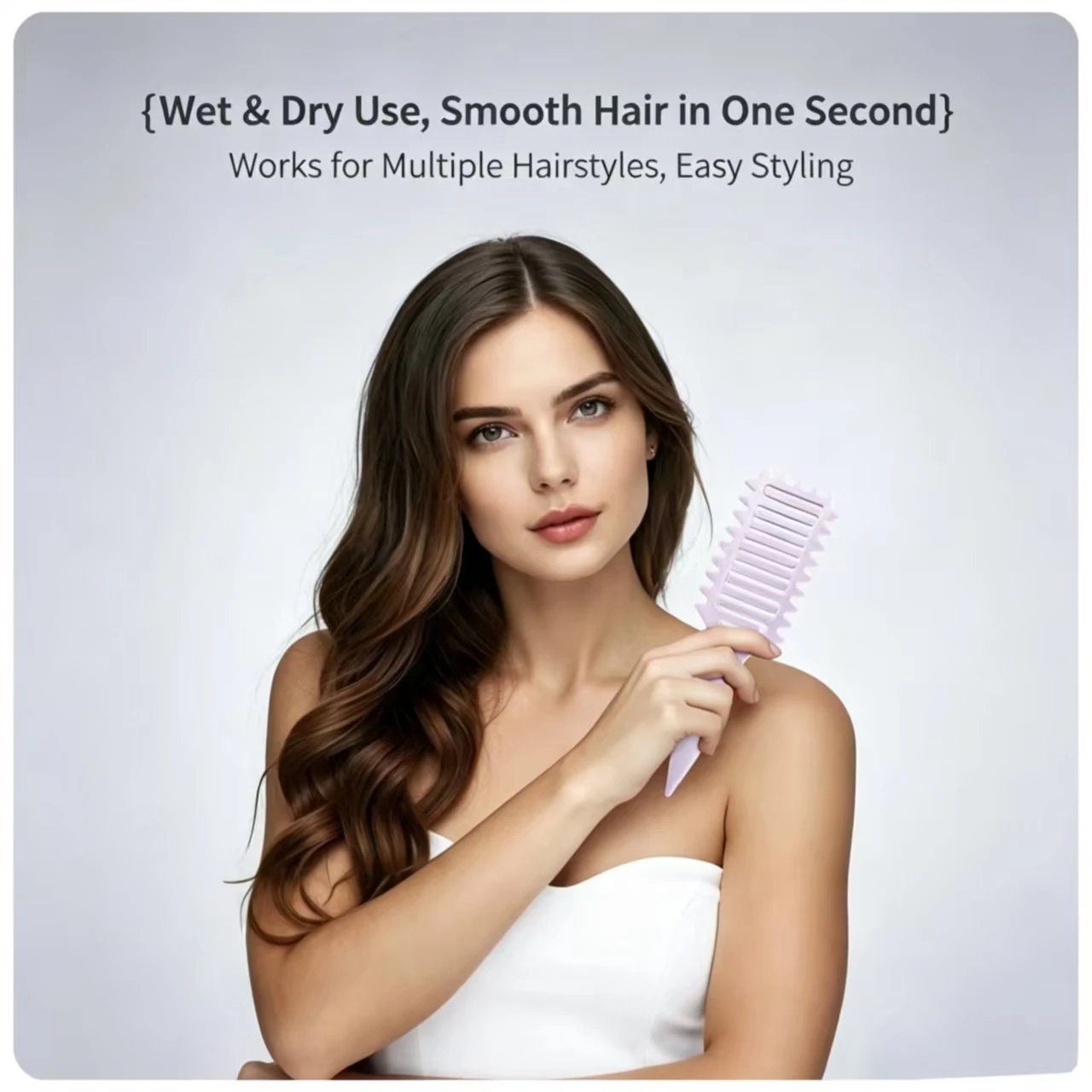 Curl Define Styling Brush Hollow Out Detangling Hair Brush Tangled Wet Curly Hair Comb Shaping Curls Barber Hairdressing Tools
