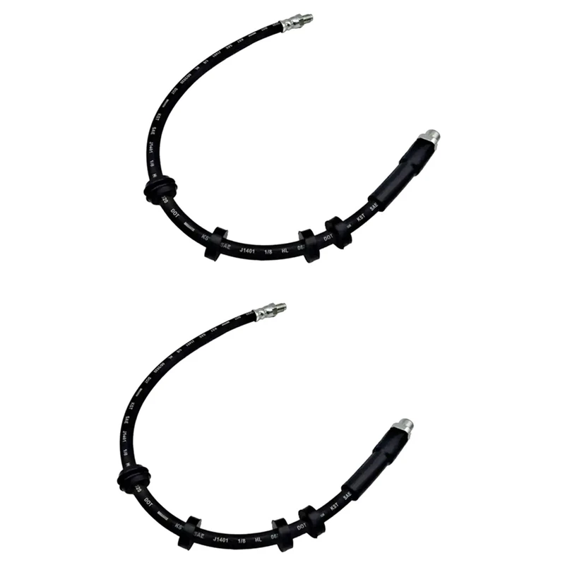 

2Pcs Front Brake Hose Line For BMW E60 E61 E63 E64 F10 F11 34326767390 34326760909