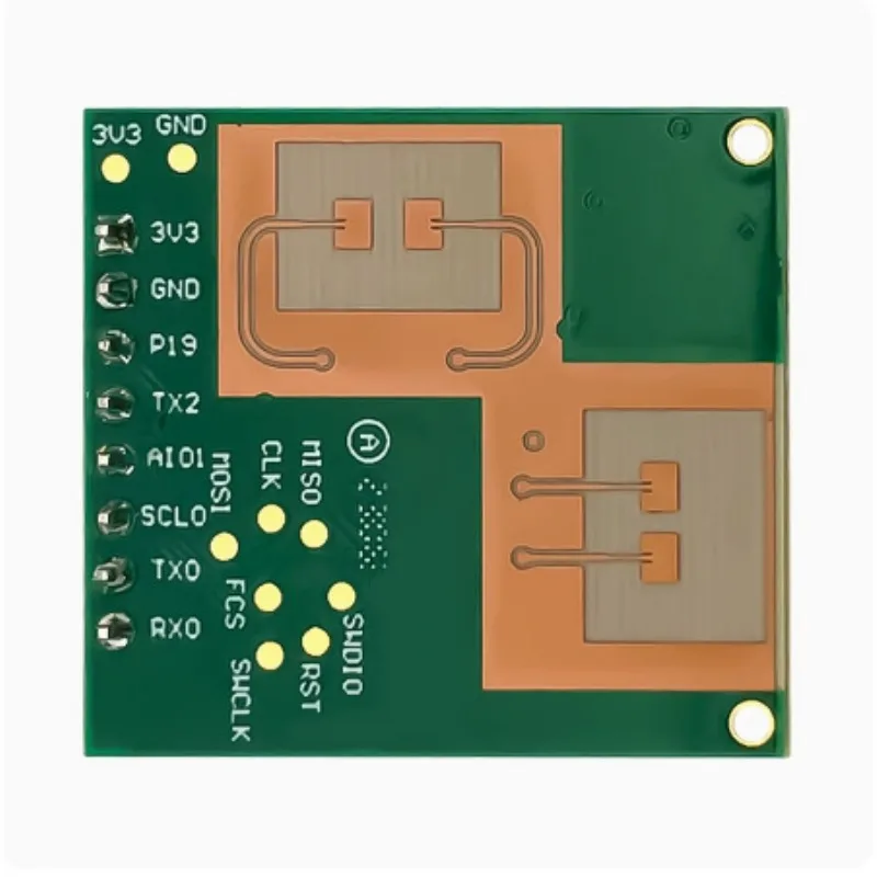 60gミリ波レーダー、3d人体検知、ld6002b、2つの送信機と2つの受信機、シリアル通信、スマートホーム