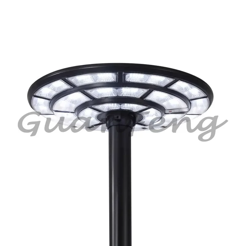 Solar Street Light Integrated Outdoor Park Garden Community Household Road Lighting Round UFO