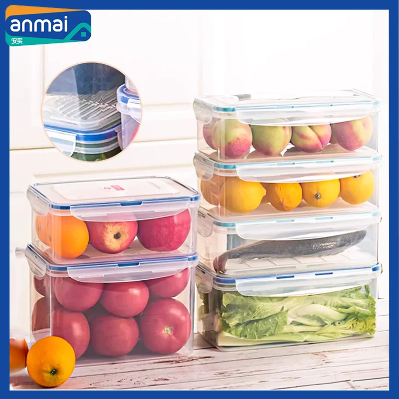 

Anmai Food Storage Container Plastic Lunch Box Bento Box For School Office Worker Outdoor Picnic Snack Meal Microwave Fridge