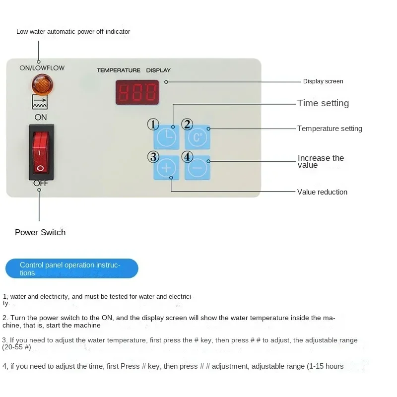 New SPA Hydrotherapy Swimming Pool Constant Temperature Heater with Electric Heating Temperature Control for Home Use