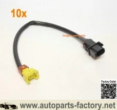Longyue 10pcs Head Temperature Sensor Wiring Harness For 1984-89 300ZX Cylinder 24079-01P00