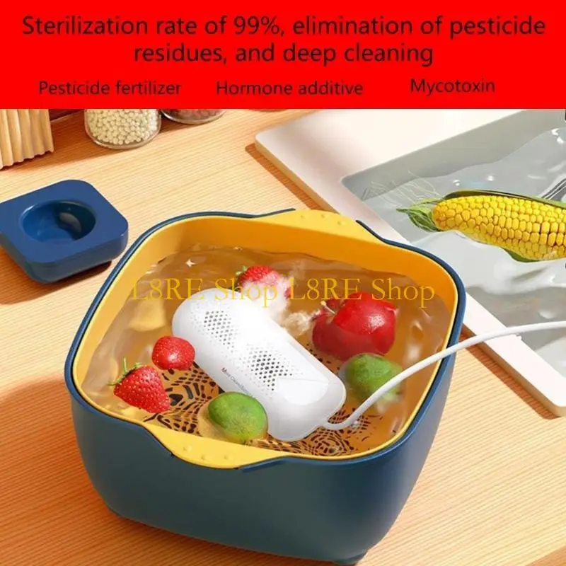 l8reポータブル食器洗い機野菜洗濯機カプセルシェイプ野菜クリーナー