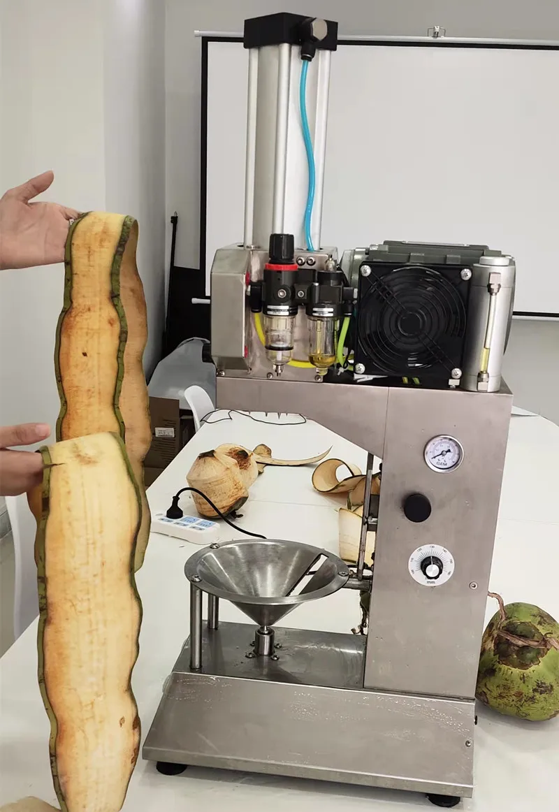 Electric Automatic Fresh Green Young Coconut Peeler Peeling Skin Machine Processing Machinery