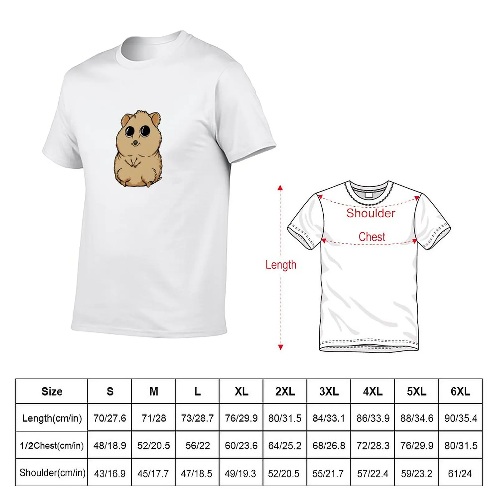 Chonky Quokka T-Shirt quick drying shirt new edition t shirt vintage clothes mens big and tall t shirts