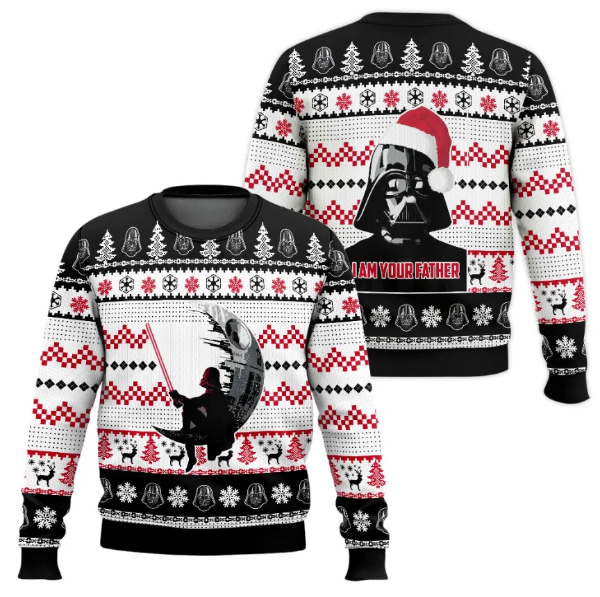 Baby Yoda brutto maglione di buon Natale 2026 nuovo cartone animato Anime moda uomo felpa con cappuccio pullover primavera autunno donna felpa