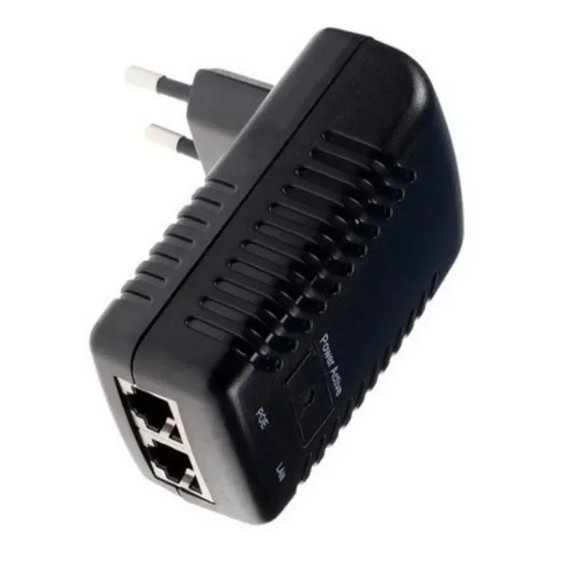 DC48V 0.5A 24W POE Zasilacz Wtyczka Wtryskiwacz Splitter do CCTV Kamera IP Ethernet Adapter Przełącznik Monitorowanie Most Zasilacz