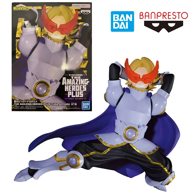 Bandai Banrresto My Hero Academia The Amazing Heroes Plus Yuga Aoyama 14Cm Original Anime Figure Model Toy Gift Collection