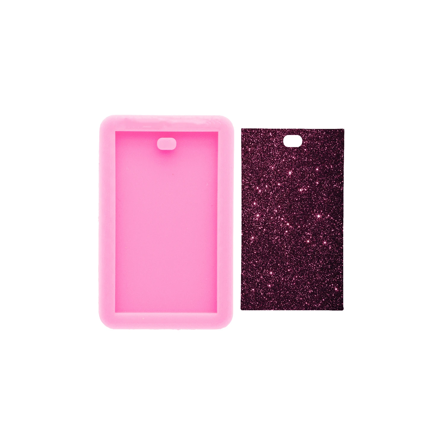 Resin Mold Jewelry - Mini Photo Tag Silicone Mold for