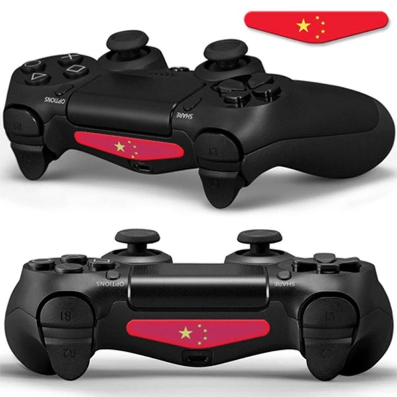 1PC Handle Sticker For 4 Game Controller Light Bar PVC Decals