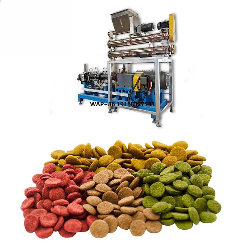 آلات تجهيز أغذية الحيوانات الأليفة 100-500 كجم / ساعة آلات تجهيز أغذية الحيوانات الأليفة على نطاق صغير #1