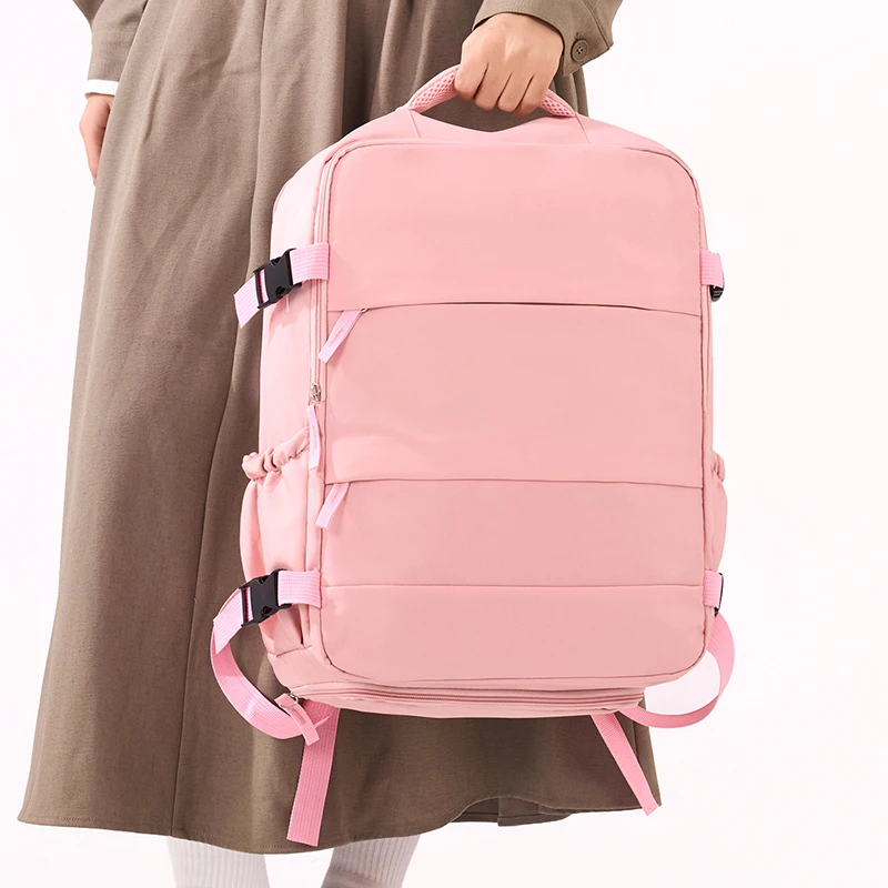 Grenzüberschreitender Reiserucksack für Frauen, Große Kapazität, Ultraleicht, Multifunktionaler Gepäckrucksack für Kurzreisen, Geschäftsreisen, Studentenreisen und internationale Flüge