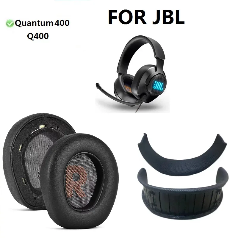 

Replacement high quality Ear Pads/ Head beam cushion Suitable for JBL Quantum 400 Q400 Games Headphones Earmuff Ear pillows