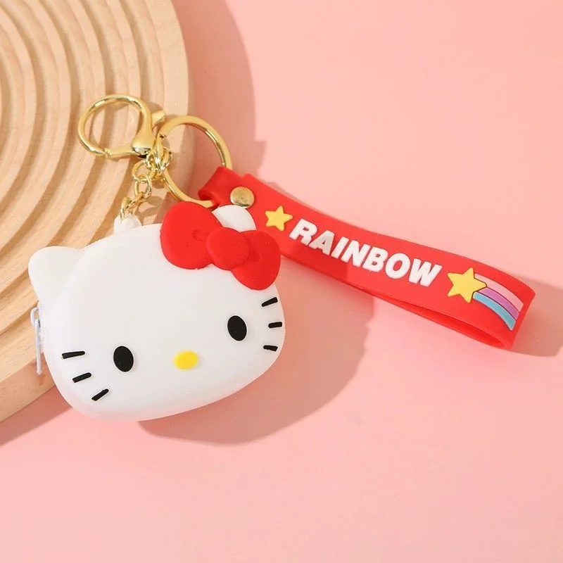 10 pcs/lot Sanrio Kawaii Melody Cinnamoroll Cat Pencil Case Cute Pencil Box Coin Purse Stationery Pen Bag School Supplies