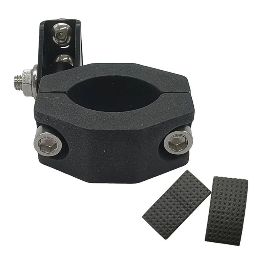 

Adjustable Fork Clamp Motorcycle Headlight Bracket High Universality Fitment Nighttime Visibility For 22mm Fork Tubes Black