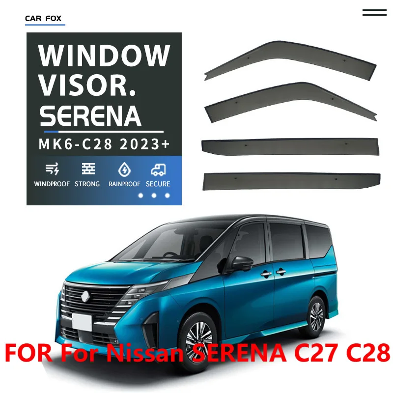 

For Nissan SERENA C27 C28 1999-2024 Car Window Visor Side Sun Shade Auto Accessories