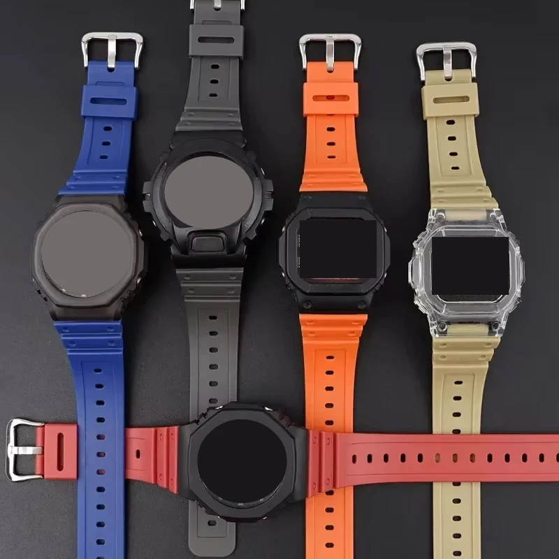 16mm Silicone Strap for DW6900 DW5600/5610 GW6900 DW9052 GW-M5610/5600 Rubber Watchband Waterproof Sport Men Women Bracelet