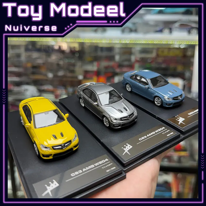 King Model Mercedes C63 AMG W204 1:64 High Detail High Precision Simulation Diecast Alloy Collectible Car Model Perfect Gift