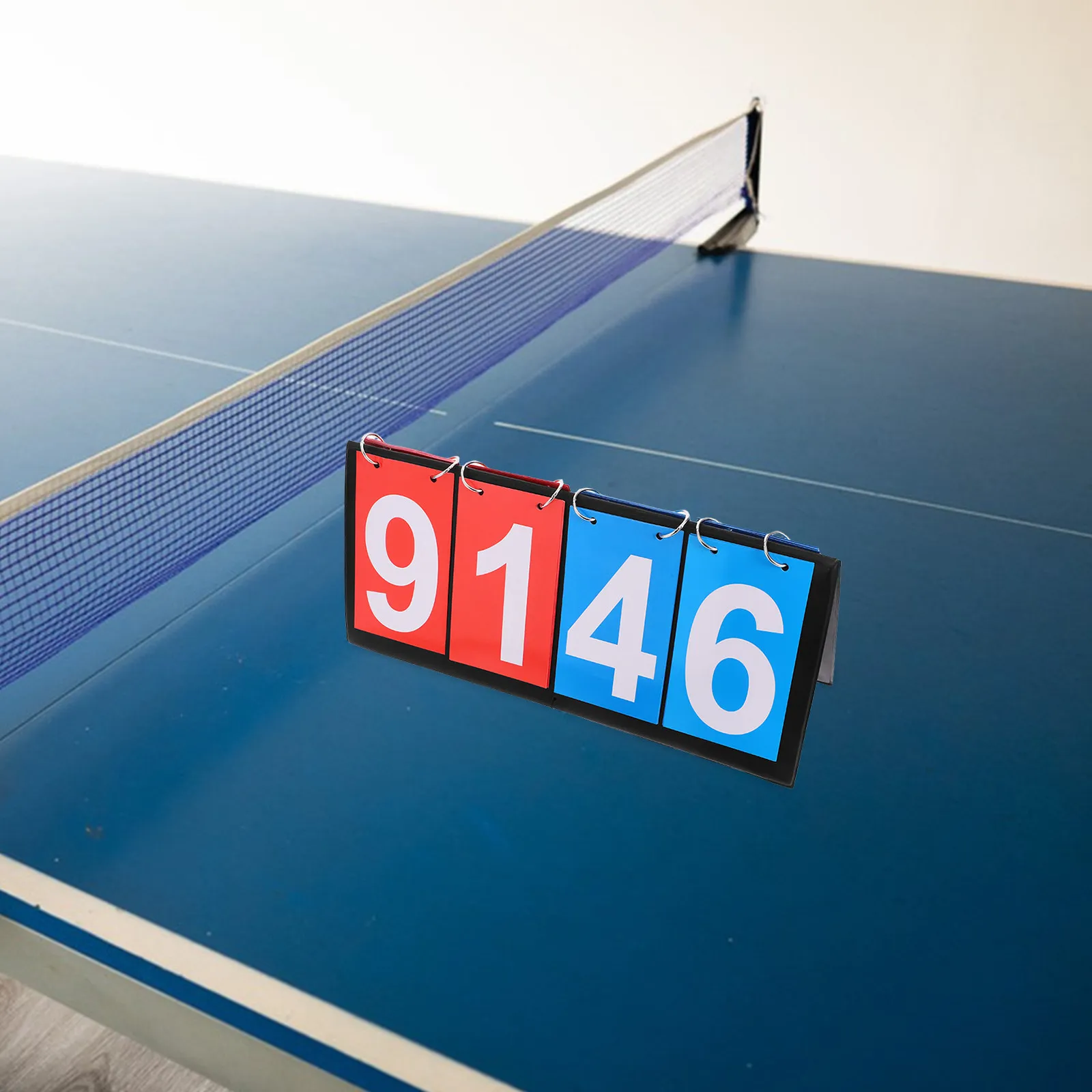 Four Digit Scoreboard Flipper Manual Portable Sports Score Keeper Indoor Outdoor Volleyball Basketball Table Tennis - view 3