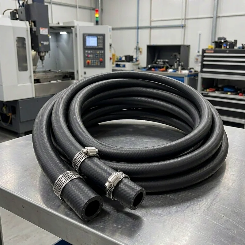NBR Car Fuel Hose Oil Resistant Rubber Line ID 4mm 5mm 6mm 8mm 10mm 12mm 14mm with Pipe Clamp for Motorcycle Carburetor Vacuum