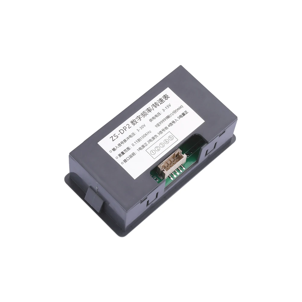 5 Digital LED Display Tachometer RPM Speed Meter High Precision Tachometer Frequency Meter for Brushless Motor