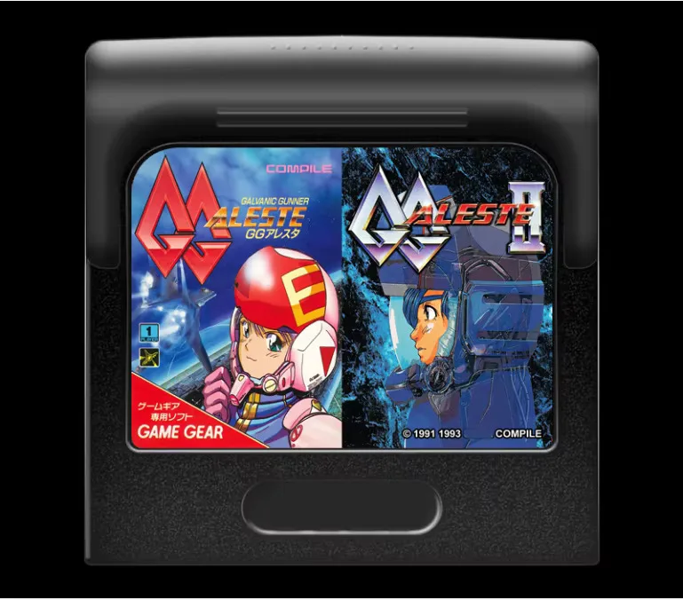 8bit game GAME GEAR cartridge : GG ALESTE 1&2 COLLECTION