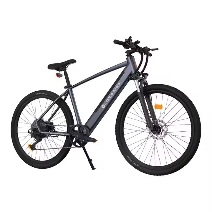 Boa qualidade ado d30 bicicleta elétrica 27 Polegada 42v 250w ebike e-bike 10.5ah bateria freio a disco pneus gordos cidade bicicleta elétrica