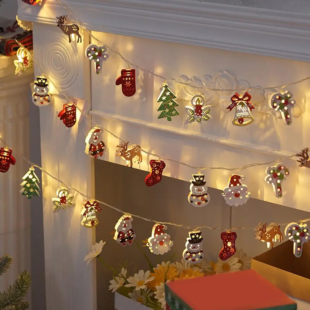 Lampki choinkowe String Star Box USB Garland LED Świąteczne dekoracyjne światło okienne Party Noworoczne dekoracje świąteczne 2025