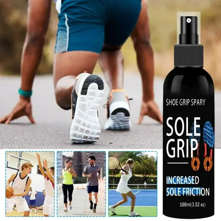

100 мл спрей для захвата обуви, противоскользящая подошва, спрей-спрей для баскетбольной обуви, защита подошвы обуви, улучшает тягу, очищает