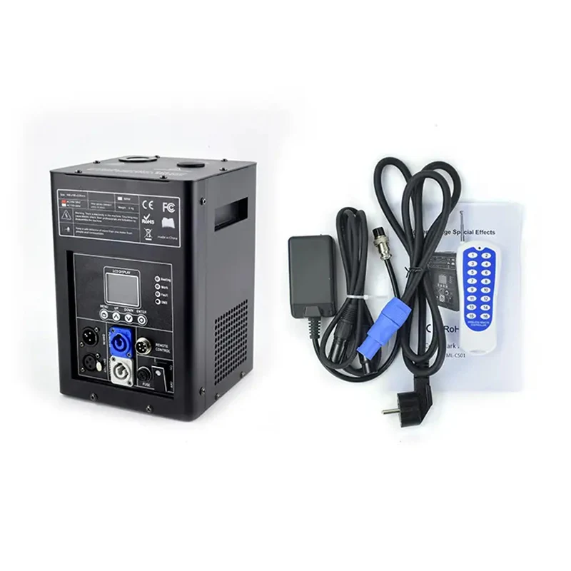 Cold Spark Machine 600W Fireworks 5m Wedding Sparkler Fountain DMX Remote Controller For Party dj Disco Activity Show