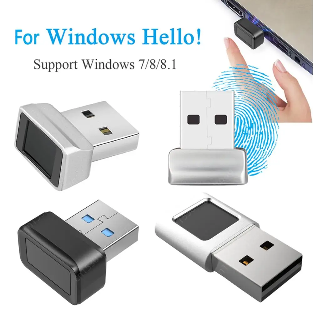 U5 U7 U8 Fingerprint Key USB Fingerprint Reader Module Device USB Fingerprint Reader For Windows 7 10 11 ForWindows Hello Dongle