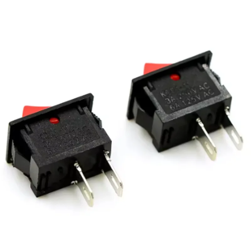 Ship type switch KCD1-11-2P small boat type switch button switch