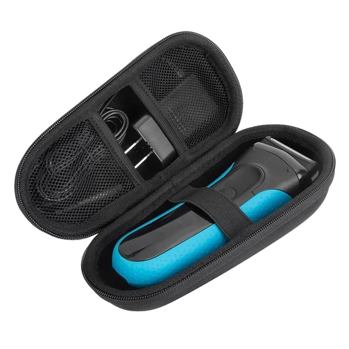 Imagen 1 del producto Yinke Funda impermeable y a prueba de golpes para Afeitadora eléctrica Braun Series 5 y más, bolsa de almacenamiento con funda protectora de viaje (solo estuche)