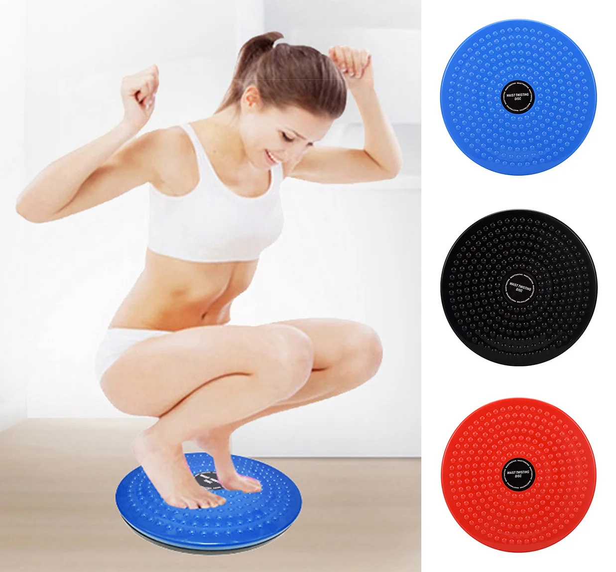 Body Shaping Twisting Waist Disc Weight Lose Trainer Exercising Board for Home Gym Women and Men